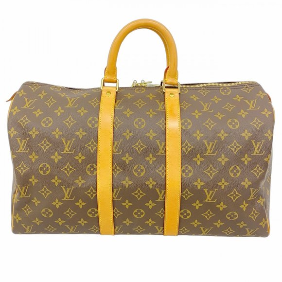 LOUIS VUITTON Brown Monogram Boston Bag - Picture 1 of 9